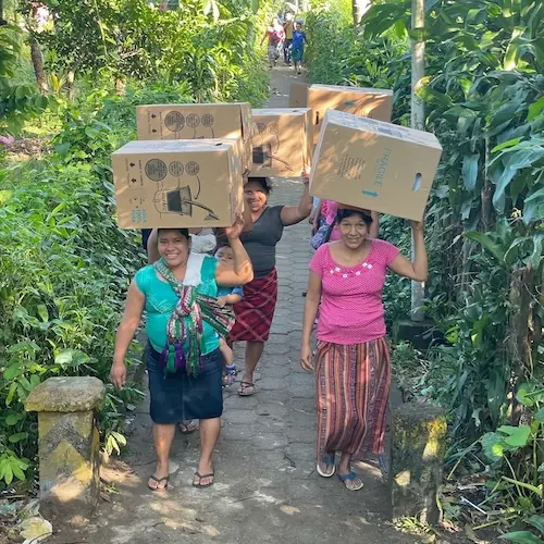 Water filter distribution